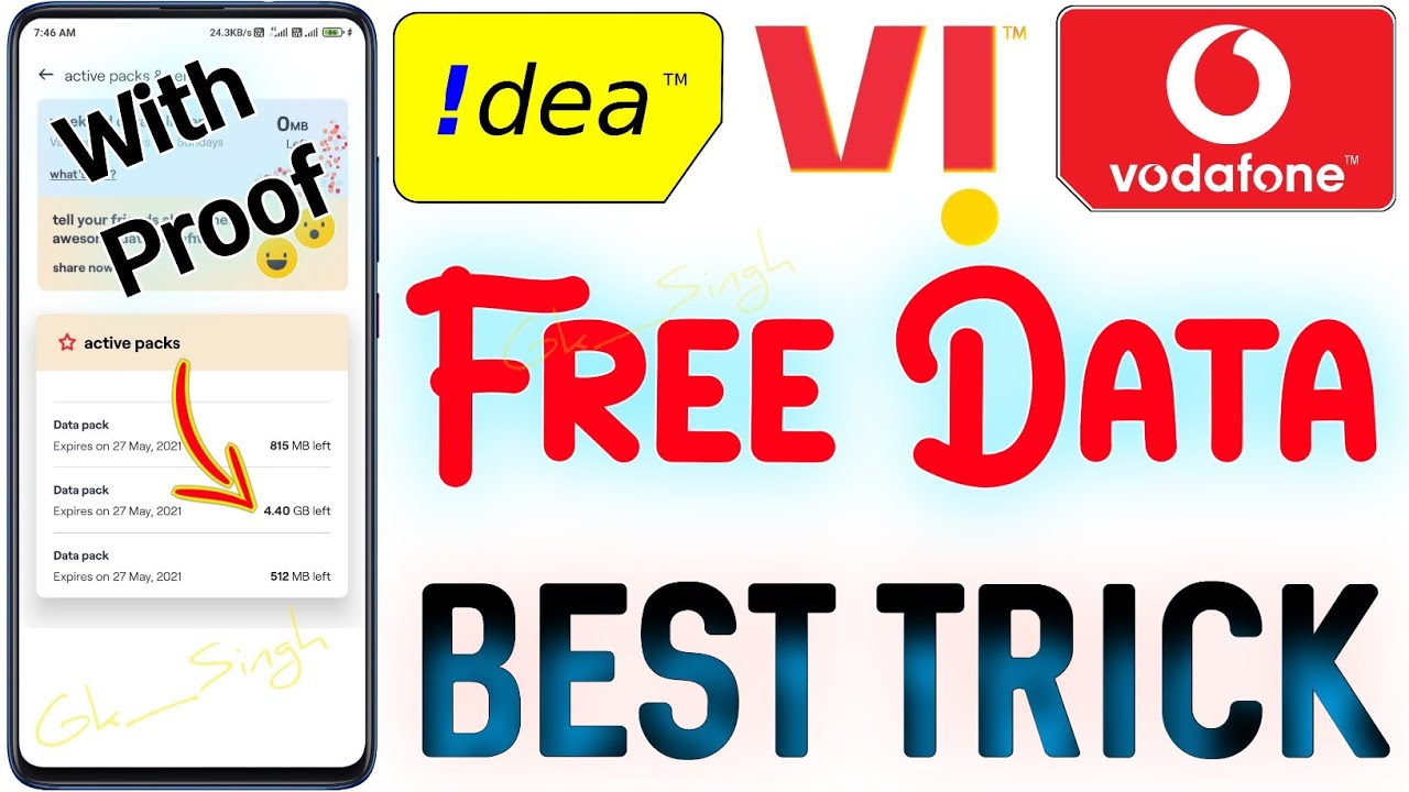 Vi Free Extra Data 2021 With Proof🔥How To Activate Binge All Night Data || Vi Weekend Free Data