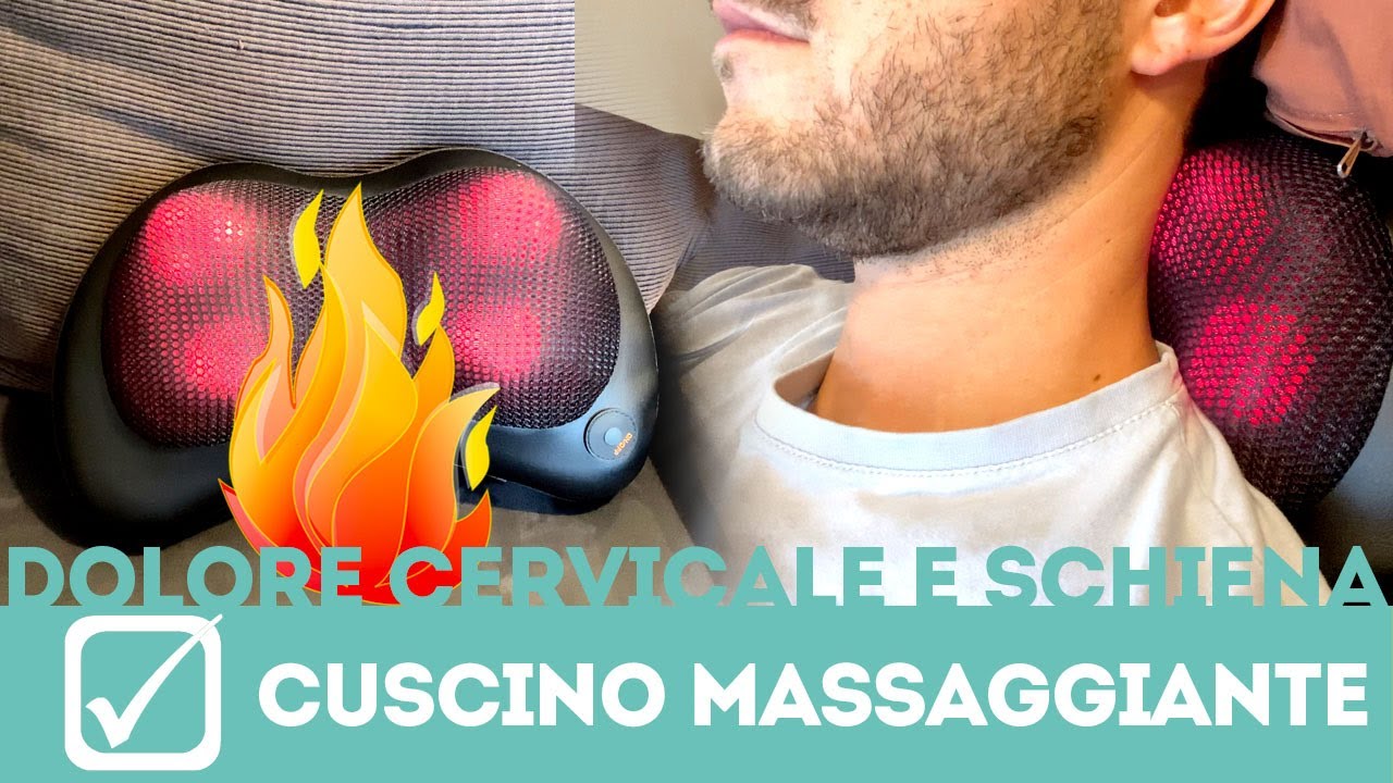 STOP DOLORE schiena e cervicale, recensione cuscino massaggiante
