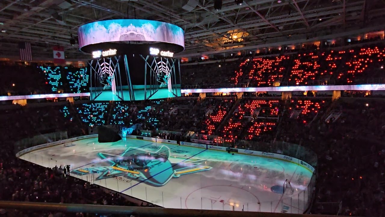San Jose Sharks Home Opener Pre-Show and Player Introductions
