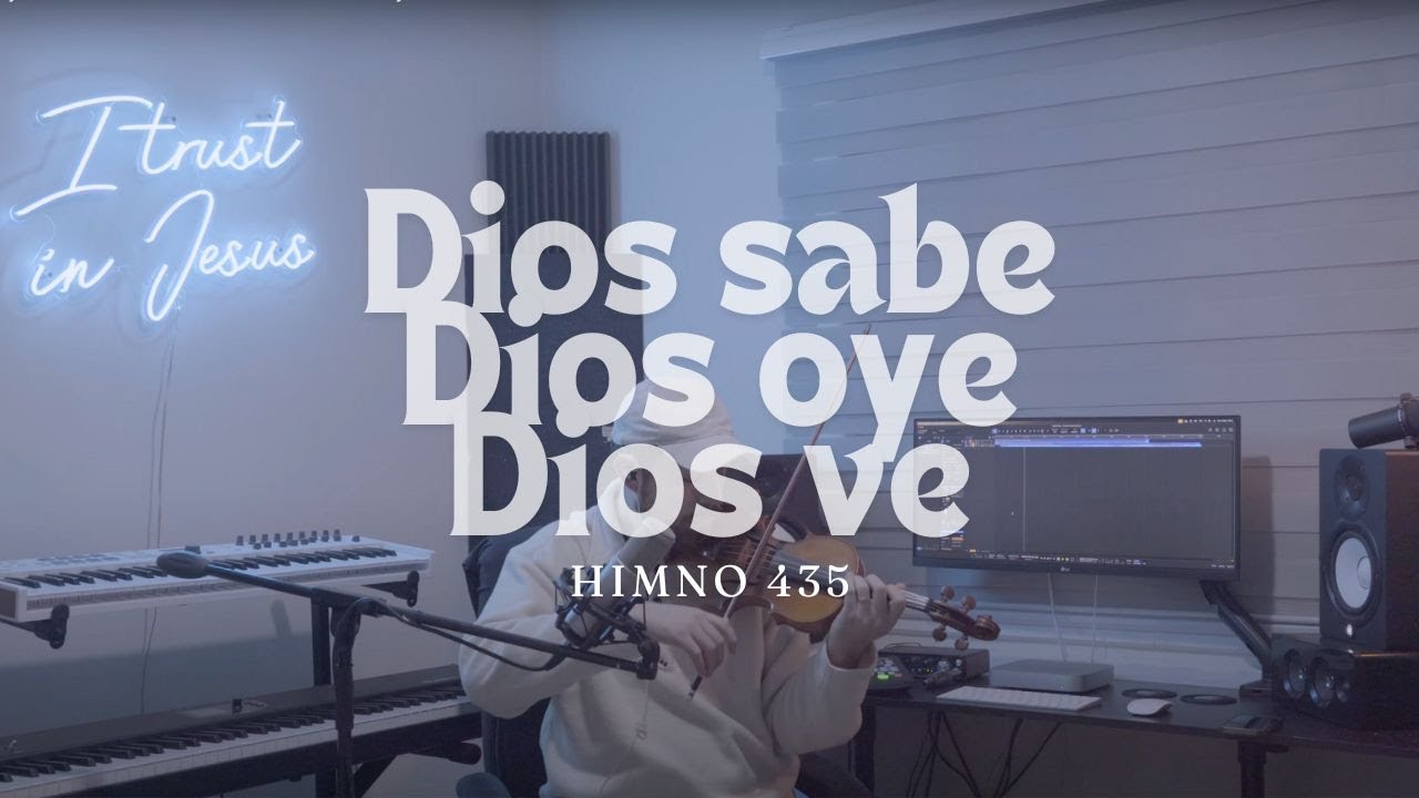 Himno 435 - Dios sabe, Dios oye, Dios ve l Instrumental Pista Violín l Lyrics/Letra
