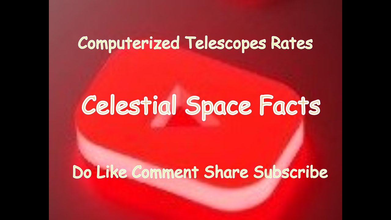 Computerized Telescopes Rates || High Point Scientific
