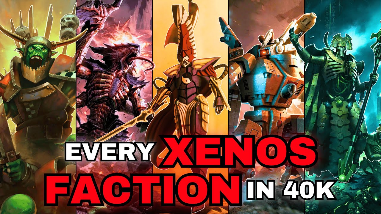 Every Alien Race in Warhammer 40,000 EXPLAINED | Warhammer 40k Lore