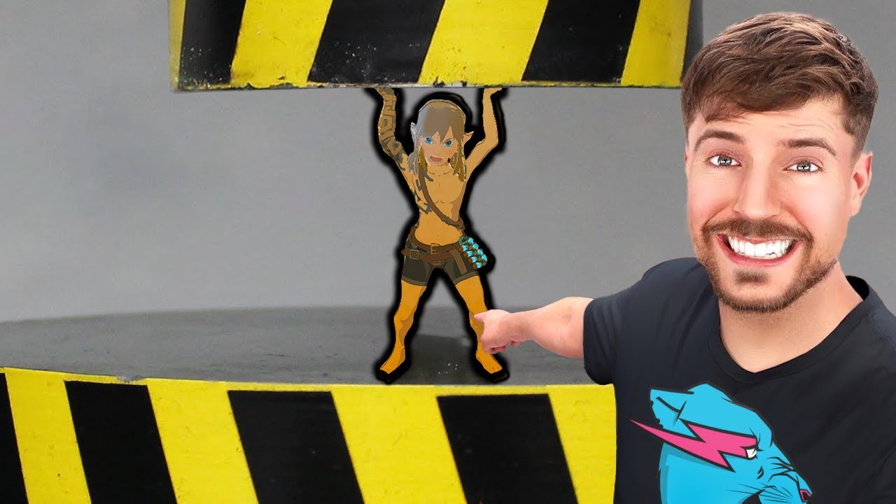 Can Link survive a Hydraulic Press in Tears of the Kingdom?