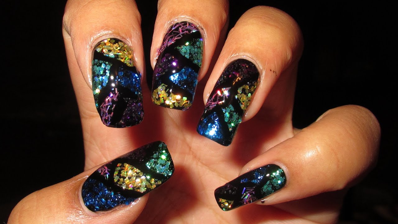 Stained Glass | DIY Nail Art Tutorial