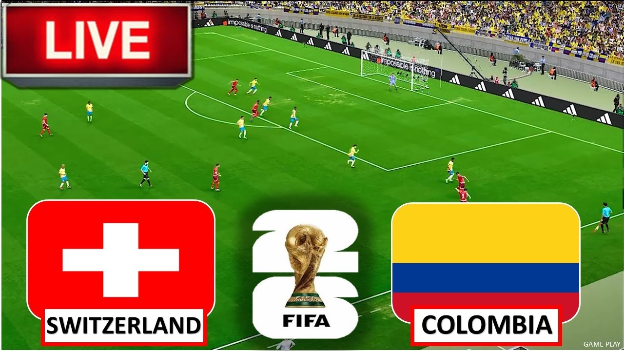 🔴Switzerland vs Colombia Live, FIFA World Cup 2026 | Football Match Live | Simulation Video Game