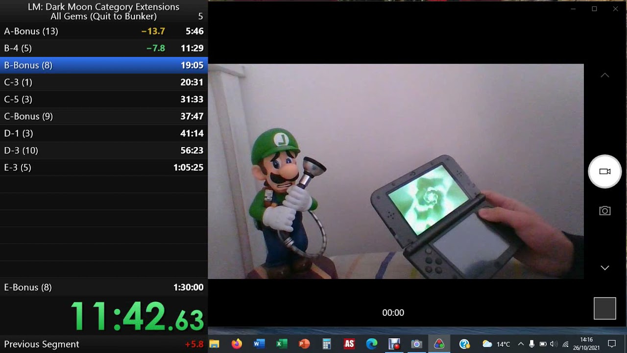 Speedrun Luigi's Mansion 2 : Dark Moon All Gems in 1:06:55.19