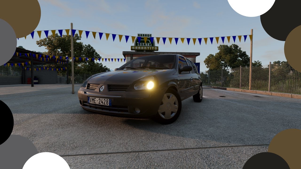 POV drive in Beamng.Drive: Renault Clio 2 1.5 DCI