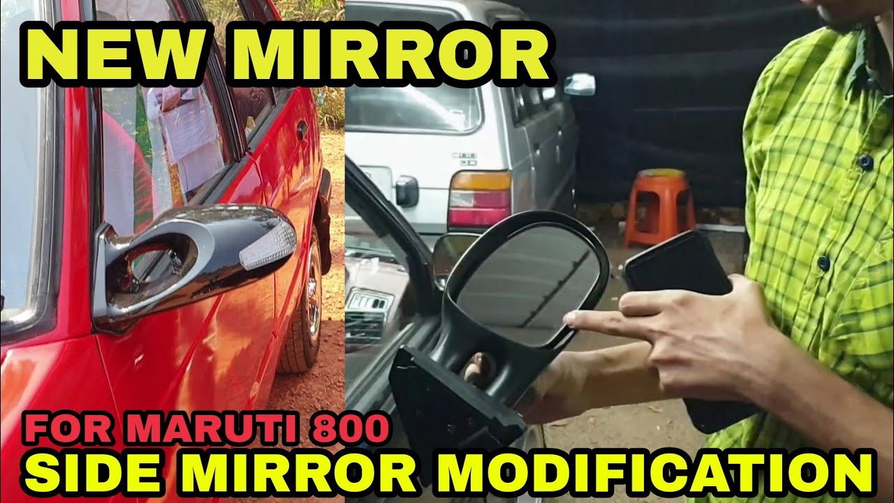 New modified mirrors on Maruti 800 fitting | വേറെ ലവൽ ആയിറ്റം | | malayalam | tech trip bros |