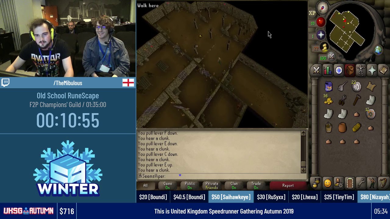 Old School RuneScape (F2P Champions Guild) #UKSGAutumn19