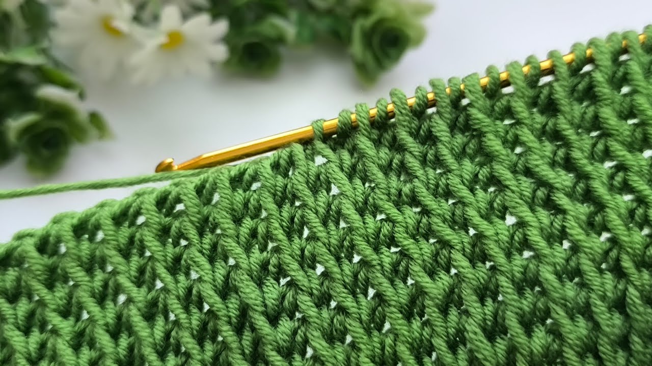 So easy 💥💯 Tunisian crochet baby blanket and cardigan pattern 