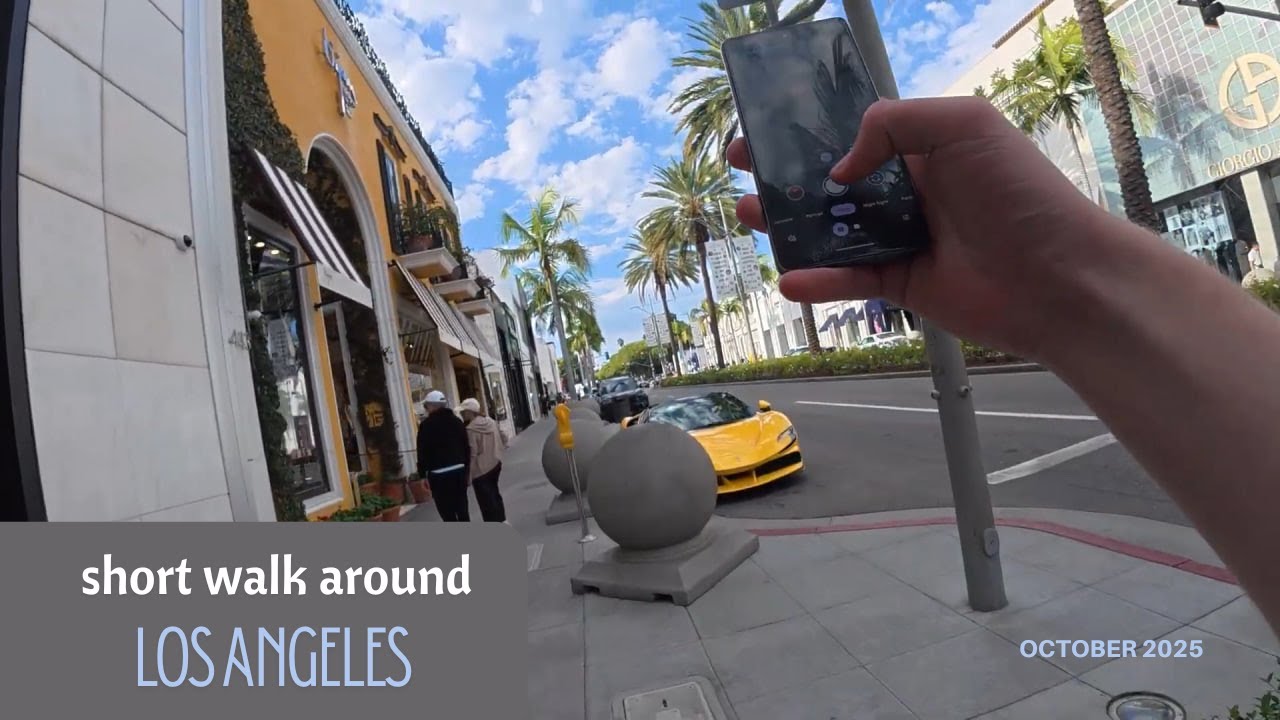 9 minutes walk around LA