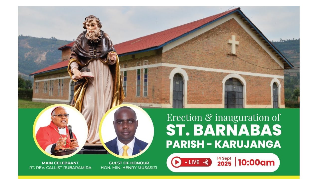 ERECTION & INAUGURATION OF ST. BARNABAS PARISH KARUJANGA ON 14.9.2025