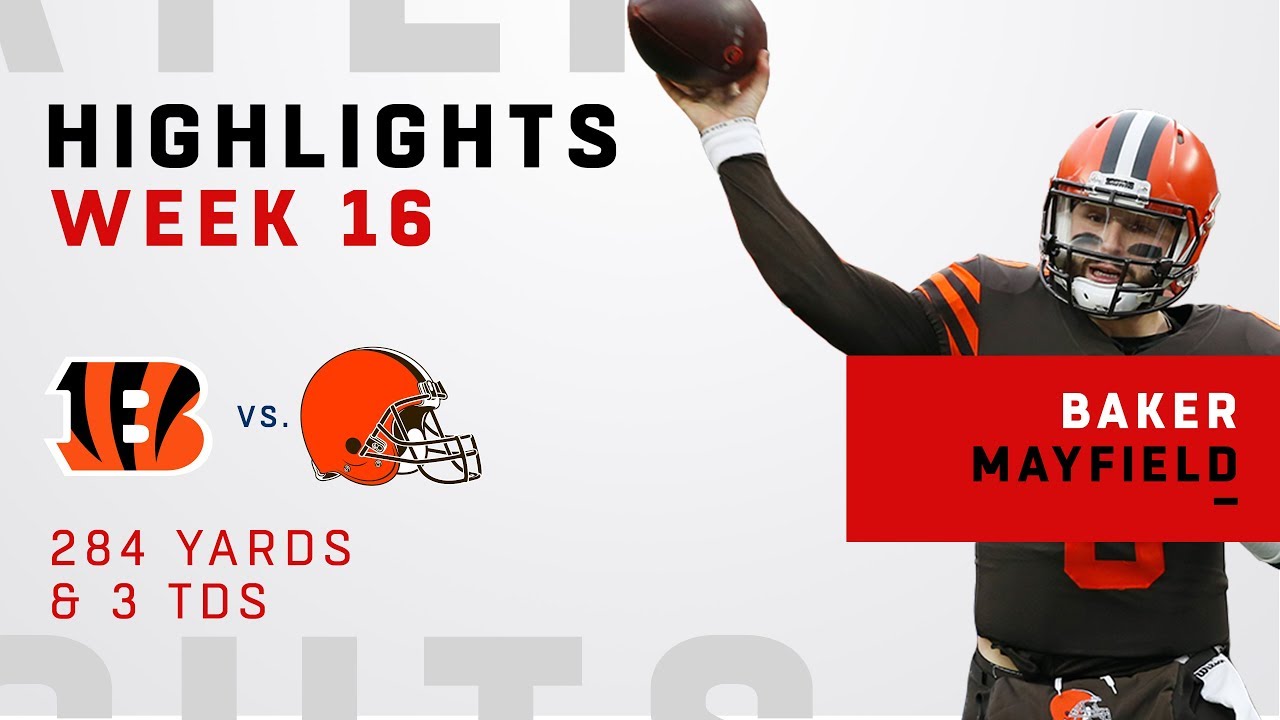 Baker Mayfield's Triple-TD Day vs. Bengals