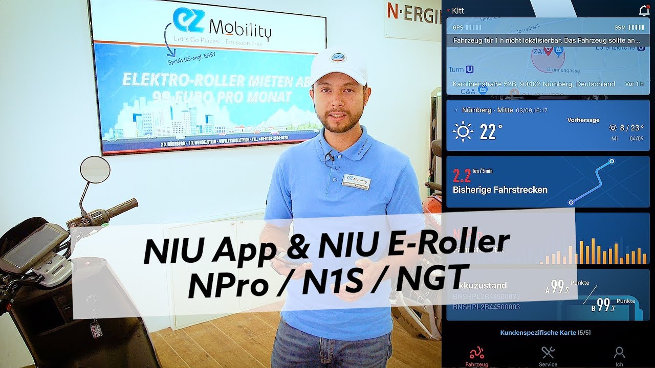 📱🛵⚡ NIU App mit NPro / N1S / NGT verbinden