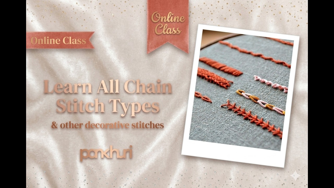 Learn Types of Chain Stitches | Live Session | Ask Pankhuri