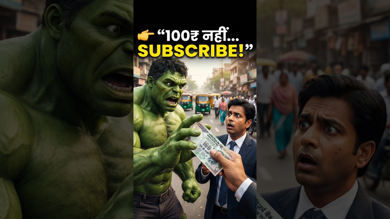 chota Hulk & Rich Man car 