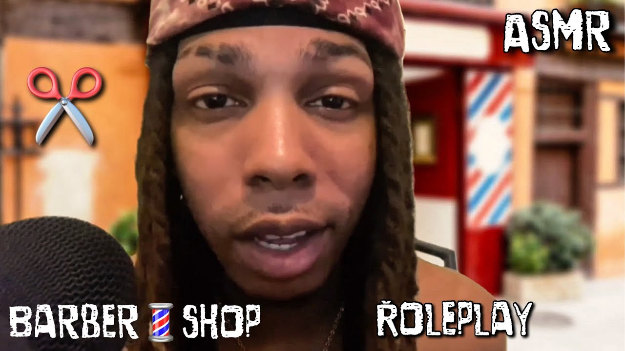 ASMR HAIRCUT ROLEPLAY💈| NEW VIRTUAL BARBERSHOP (ONLY SCISSORS) ✂️