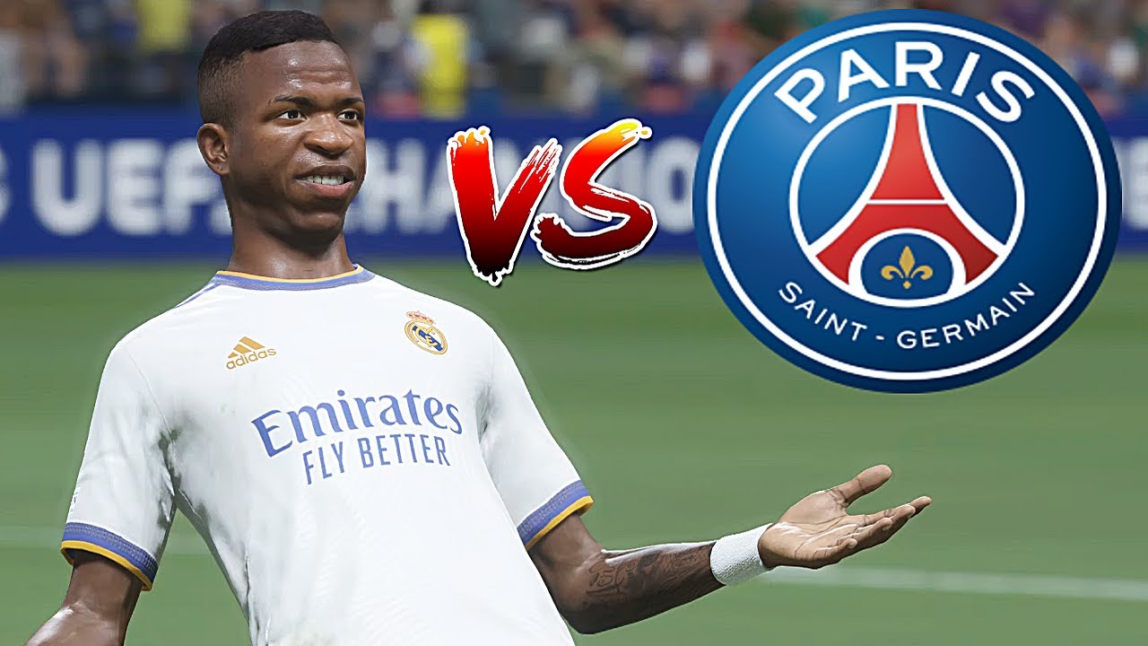 VINICIUS JUNIOR vs PSG | FIFA 22 MOD Ultimate Difficulty Career Mode UCL Final HDR Next Gen
