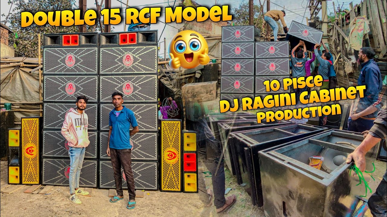 Dj Ragini Cabinet Production !! 10 Pisce Double 15 RCF Model Cabinet !! Jharia, Dhanbad,  Jharkhand