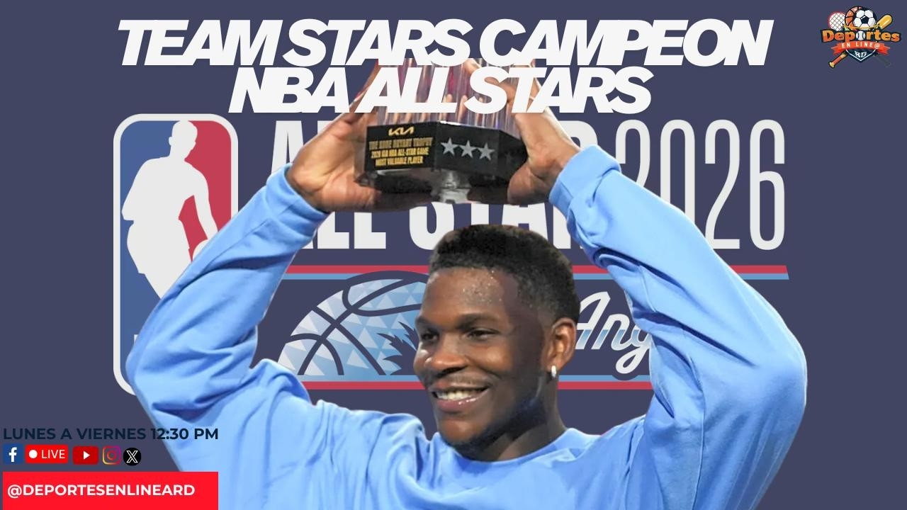 🔴EN VIVO: NBA #TeamStars gana el #nbaallstars #anthonyedwards / LIDOM Anuncia listado agentes libres