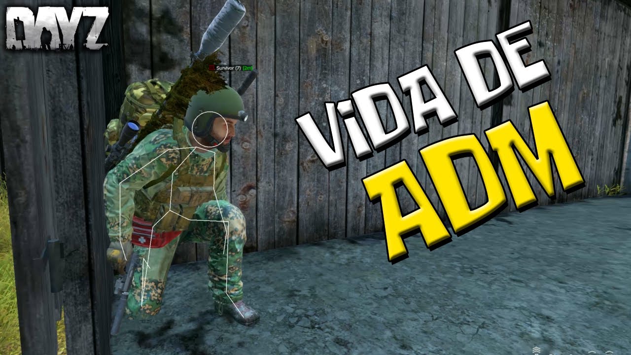 VIDA DE ADM - HACKER ACERTOU UM DISPARO de GLOCK a 700m - DayZ