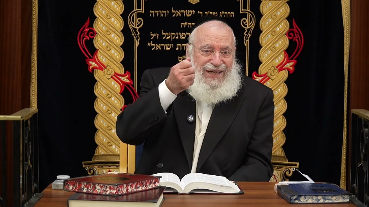 Short Thought on Parshas Vayakhel - Pekudei & Current Events | By Rav Asher Weiss Shlit