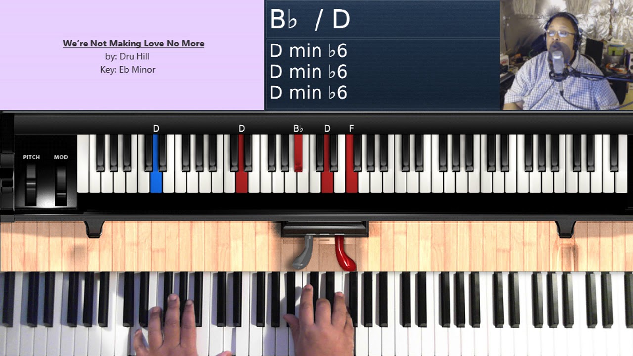 We’re Not Making Love No More (by Dru Hill) - Piano Tutorial
