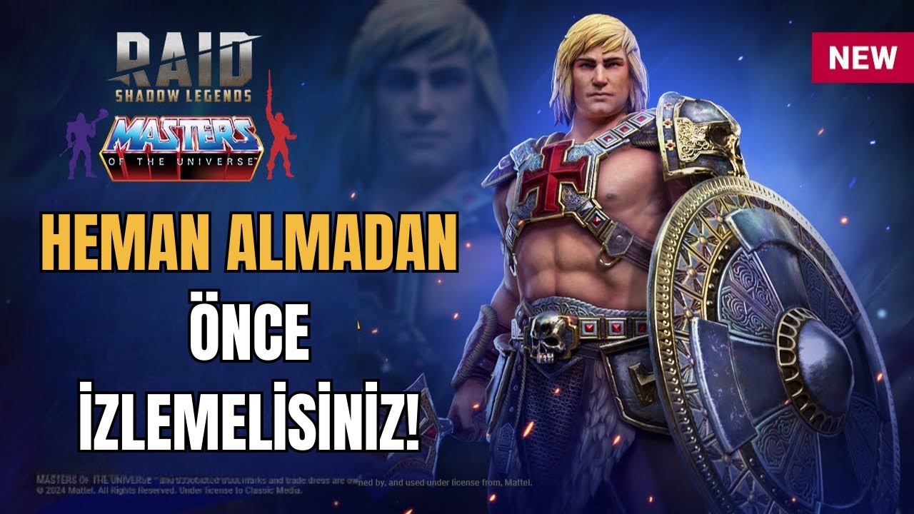 HEMAN KARAKTER İNCELEMESİ!! | Raid Shadow Legends Türkçe