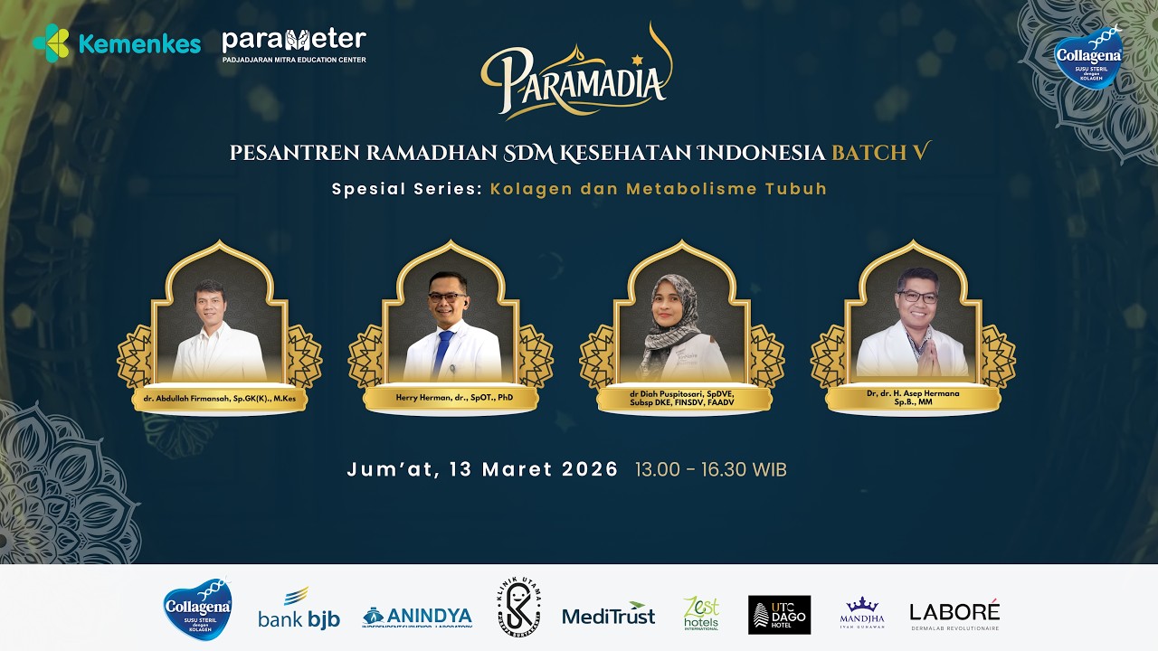 Webinar PARAMADIA Special Series: Kolagen dan Metabolisme Tubuh