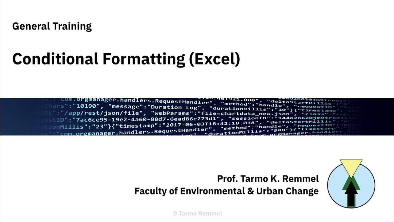 General Training - Conditional Formatting (Excel)