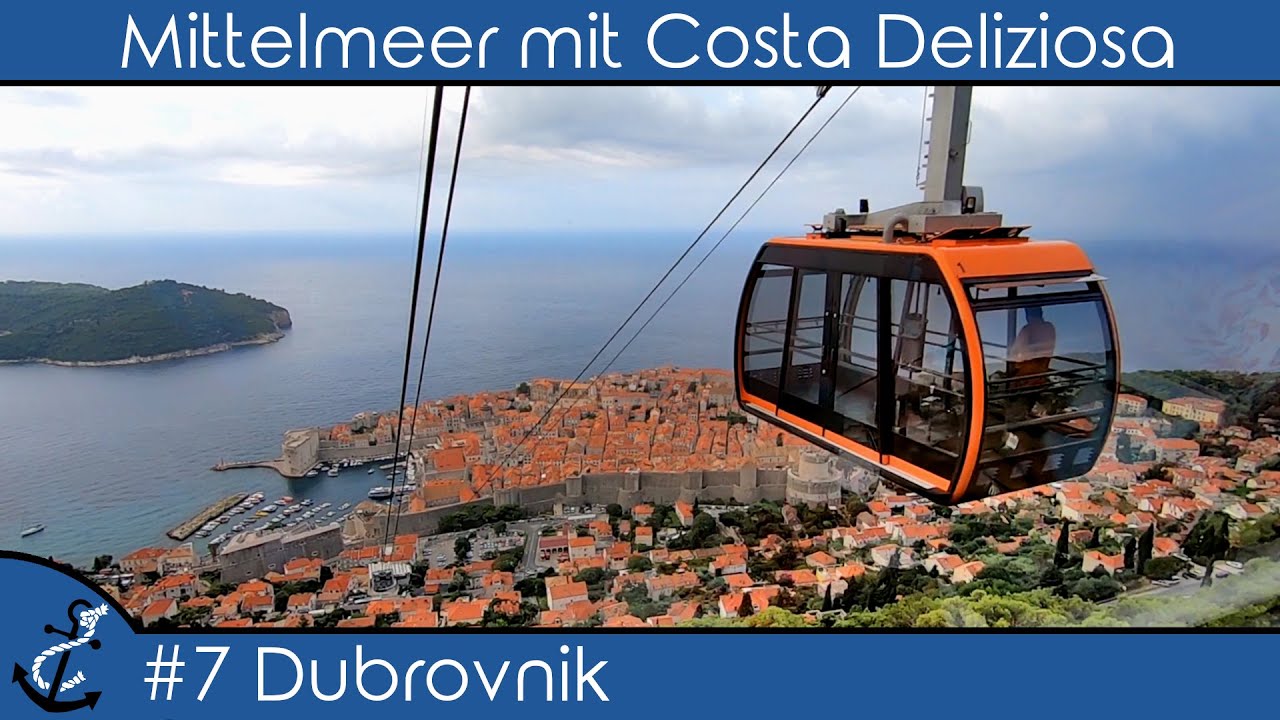 Kreuzfahrt-Vlog - Mittelmeer mit Costa Deliziosa - 2019 #7 Dubrovnik (Seilbahn, Tag in Venedig)