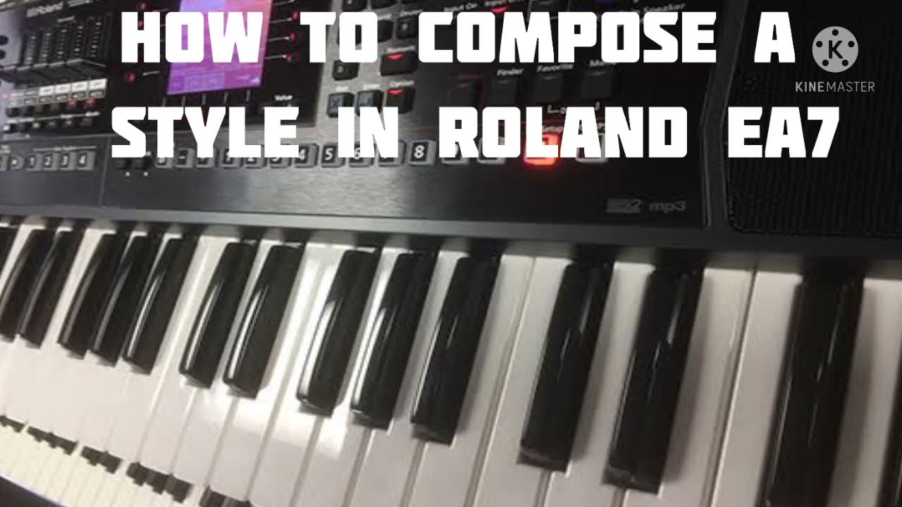 How to create a style in Roland EA7-explained