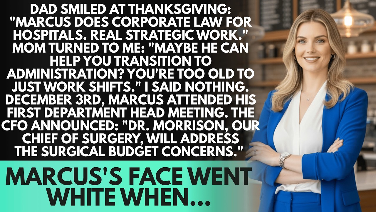 Sister Said Marcus 'Handles Corporate Law at Major Firms' While I 'Still Work Hospital Shifts'...