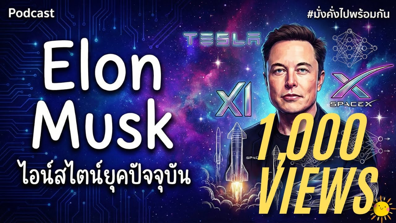 Elon Musk ไอน์สไตน์ยุคปัจจุบัน | มั่งคั่งไปพร้อมกัน
