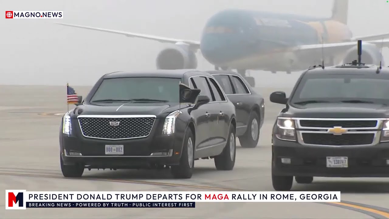 ✈️  Donald Trump Departs Joint Base Andrews for MAGA Rally in Rome, Georgia [LIVE]