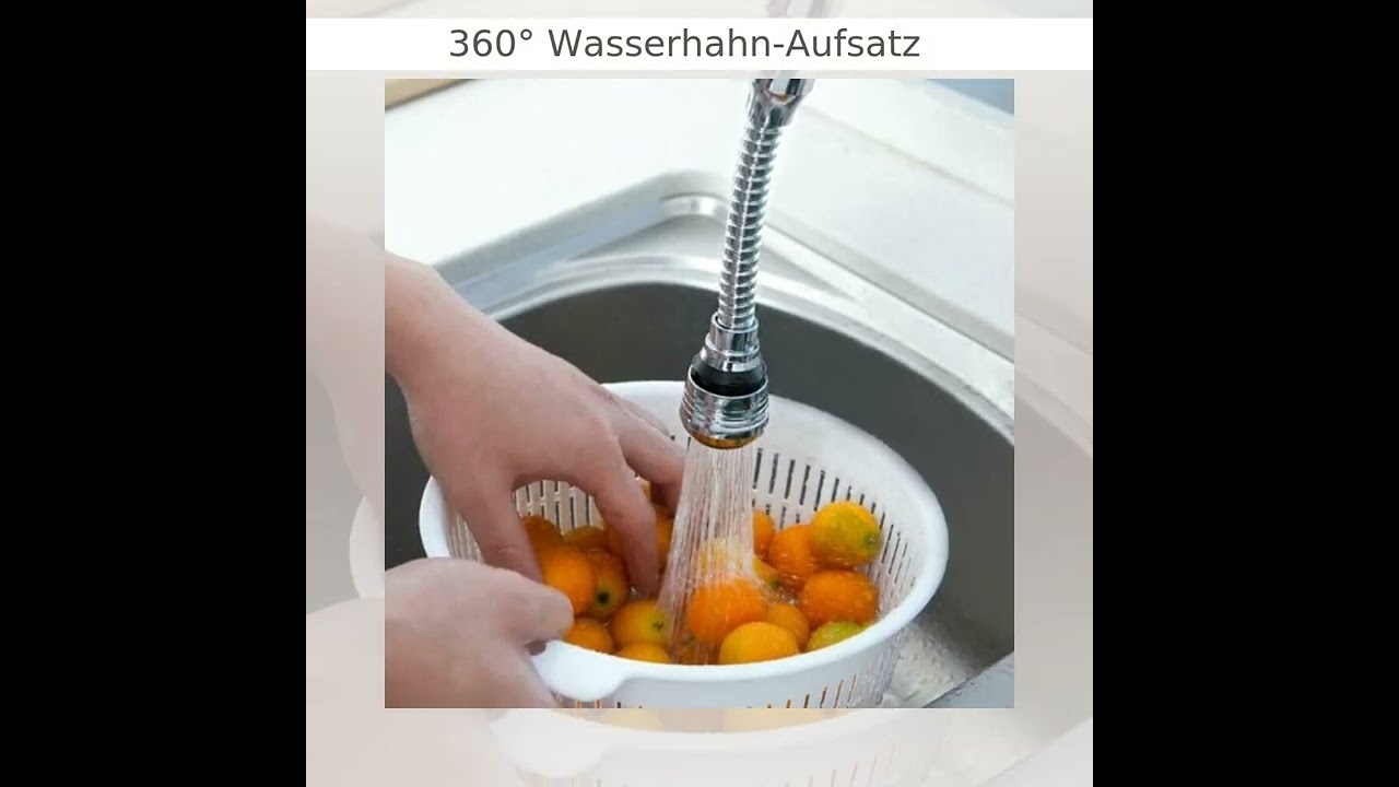 360&deg; Wasserhahn-Aufsatz