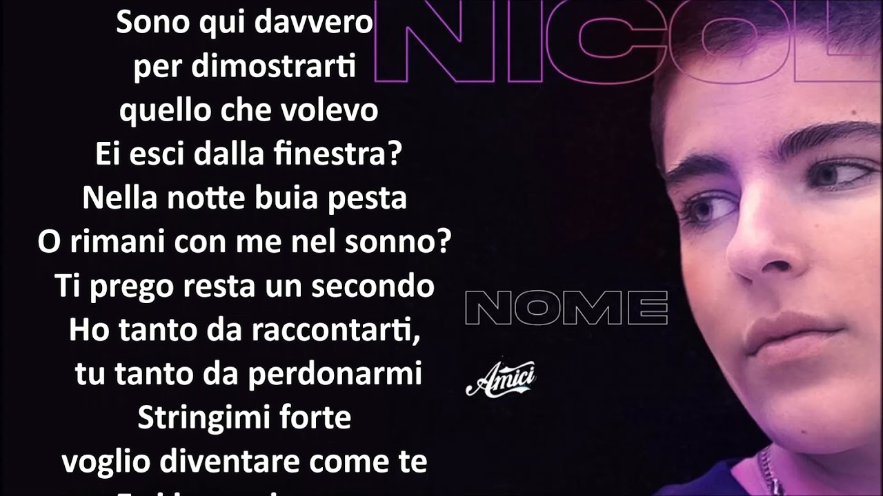 Nicol Nome Testo