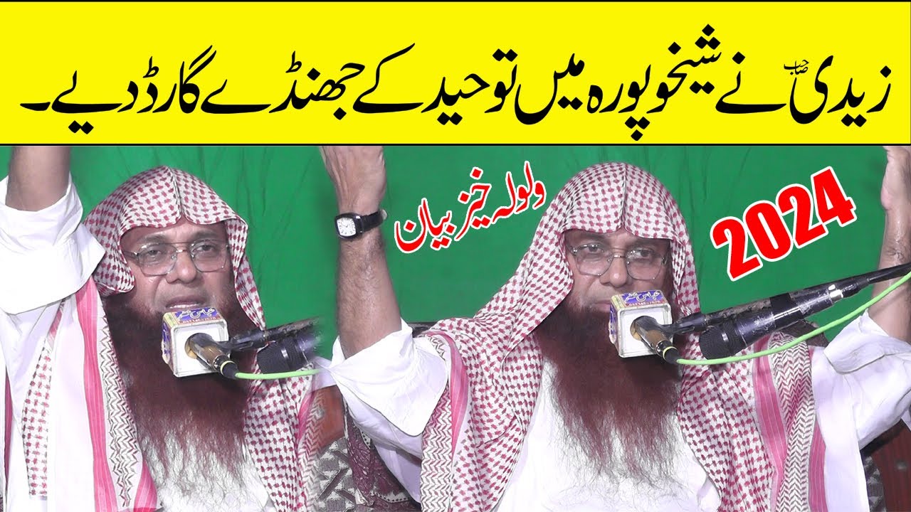 Syed Tayyab Ur Rehman Zaidi New | Toheed Topic | Rabi Ul Awwal Special Bayan