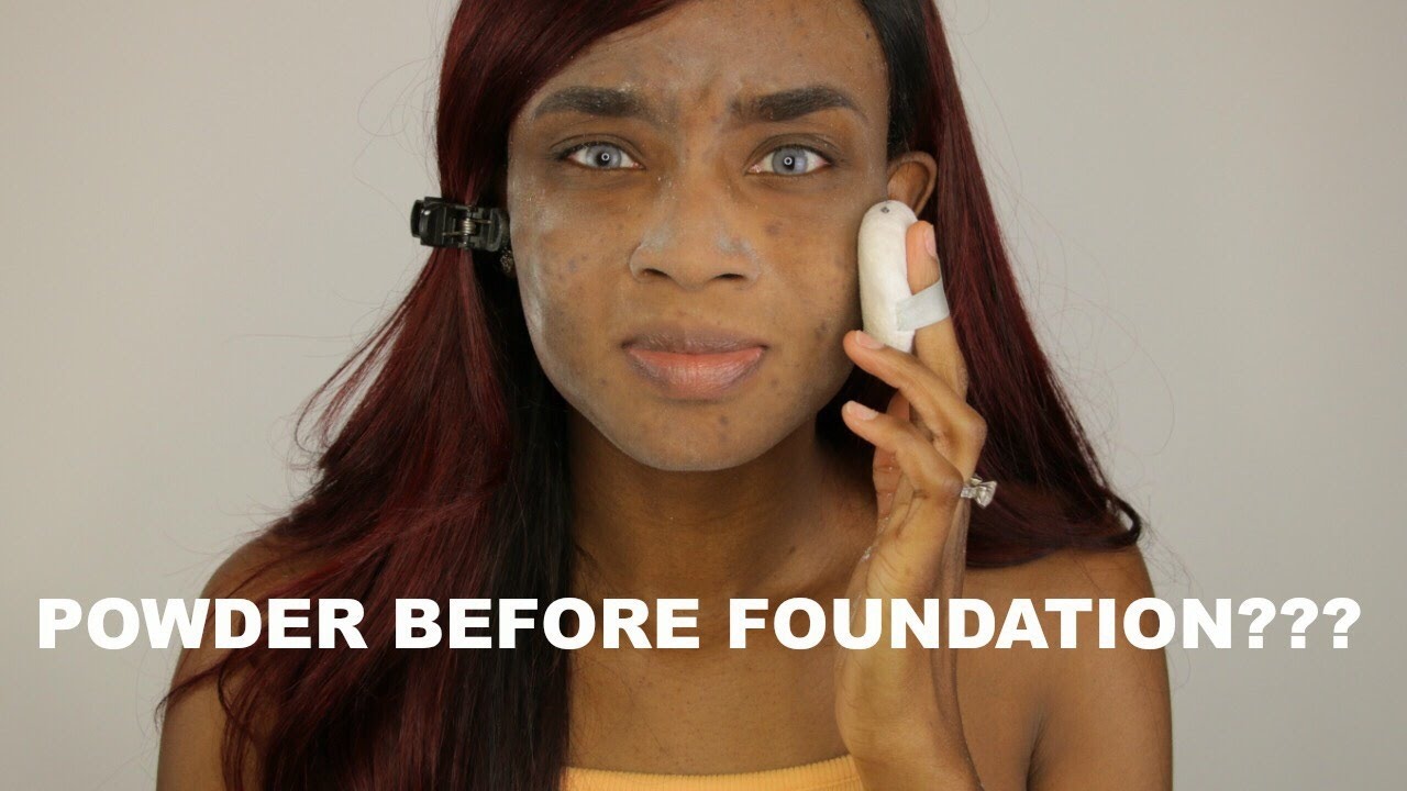POWDER BEFORE FOUNDATION? DOES IT WORK?!!??!