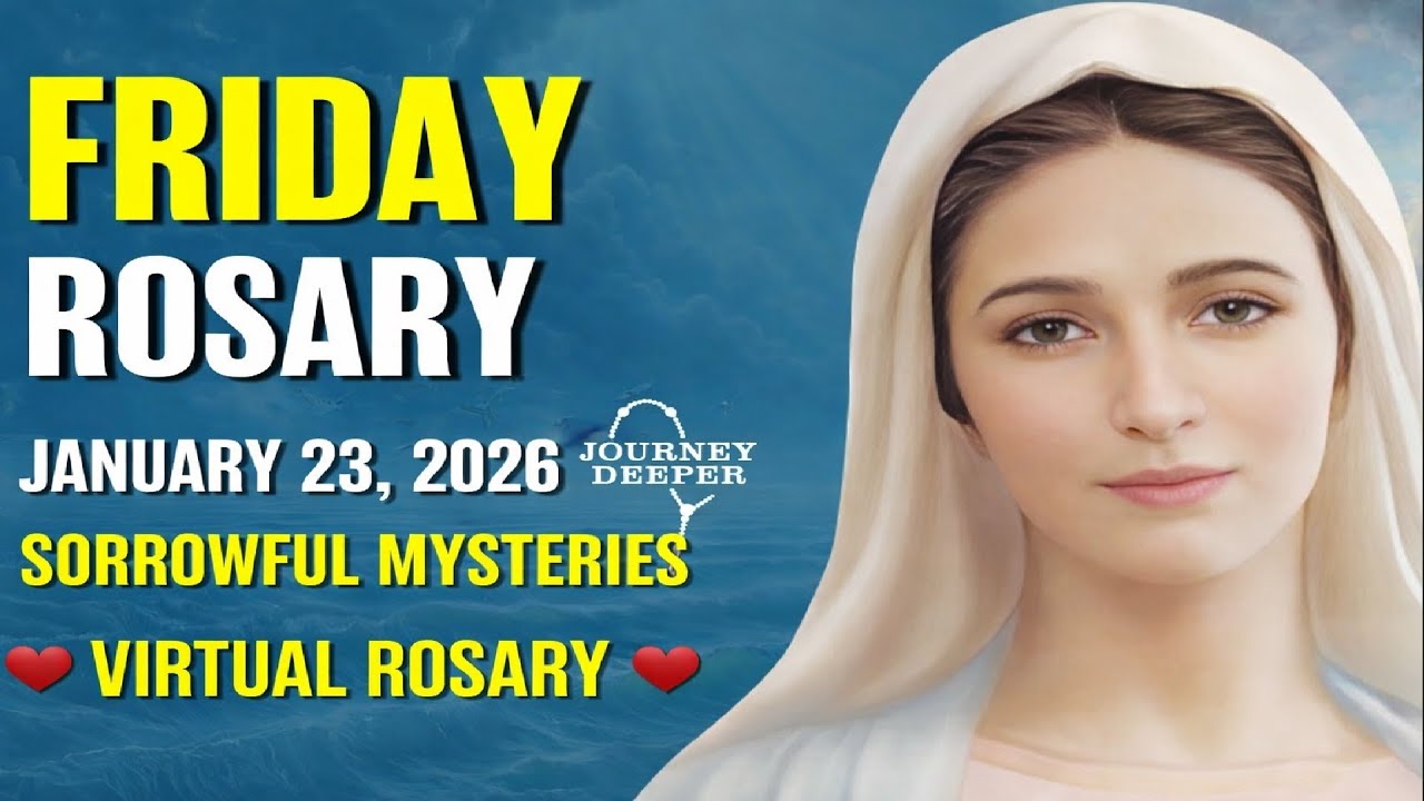 Friday Rosary ❤️ Sorrowful Mysteries of the Rosary ❤️ January 23, 2026 VIRTUAL ROSARY | Holy Rosarya