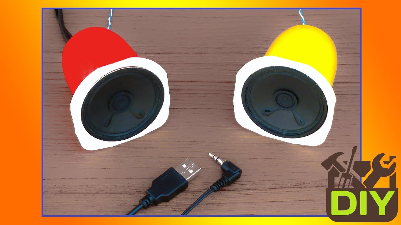 █ Как сделать USB колонки своими руками █