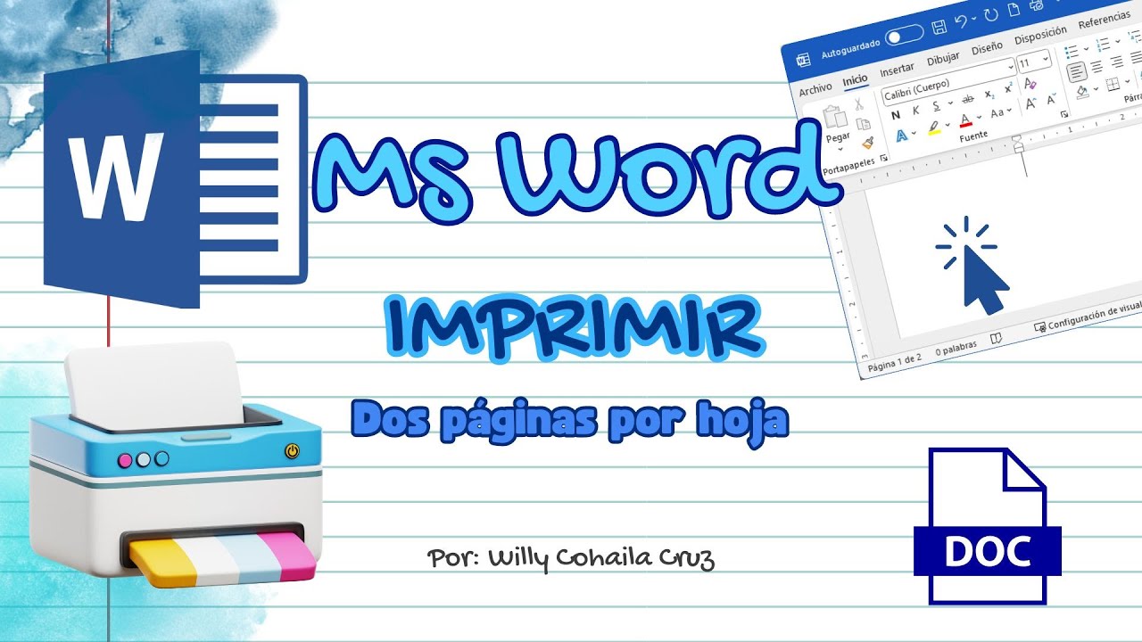 Talleres EVA Oficial | Word - Imprimir 2 páginas por hoja