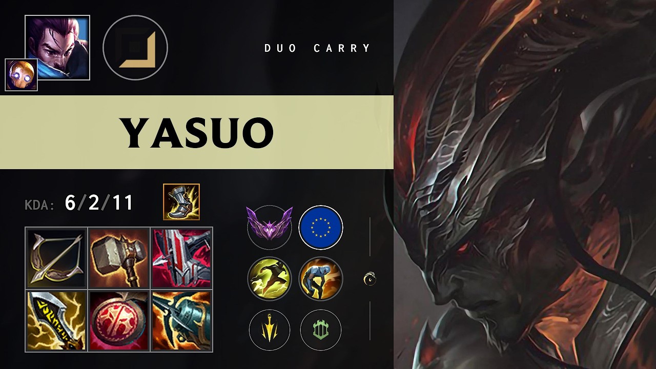 Yasuo ADC vs Gwen - EUW Master Patch 26.15