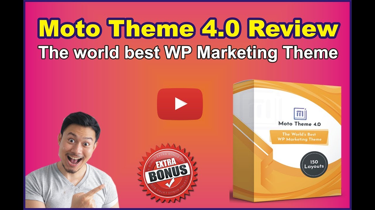 Moto Theme 4.0 Review & Bonus  -The world best WP Marketing Theme  - Digital Marketing Solution