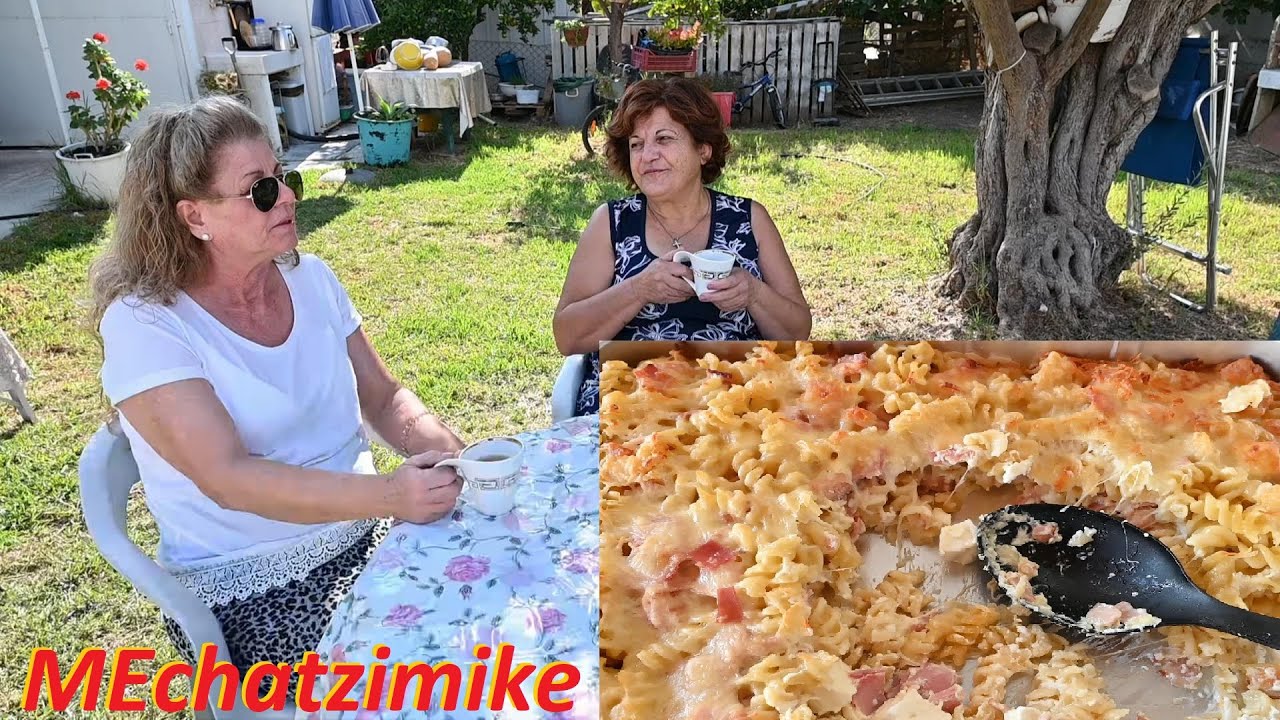 Спагетти с сыром, беконом, ветчиной и свежими сливками от Марии и Элизы