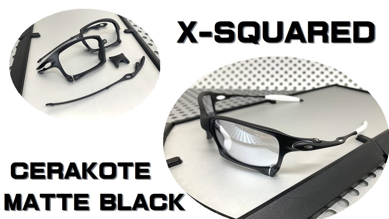CERAKOTE MATTE BLACK - OAKLEY X-SQUARED / セラコート　マットブラック