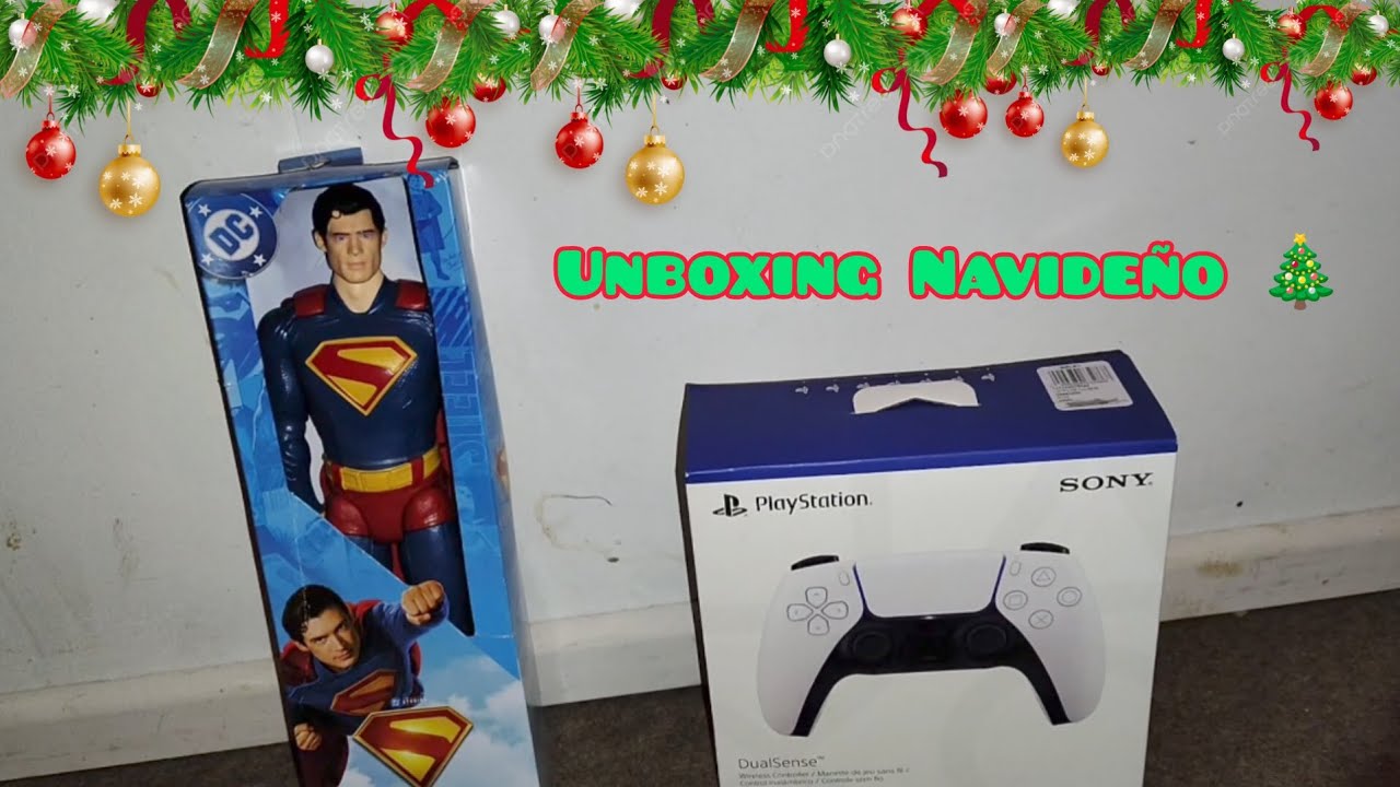 Unboxing Navideño | Figura de Superman y Mando de PS5 | Especial Navidad 🎄🎄🎁 | TheMarvelGamerCL 
