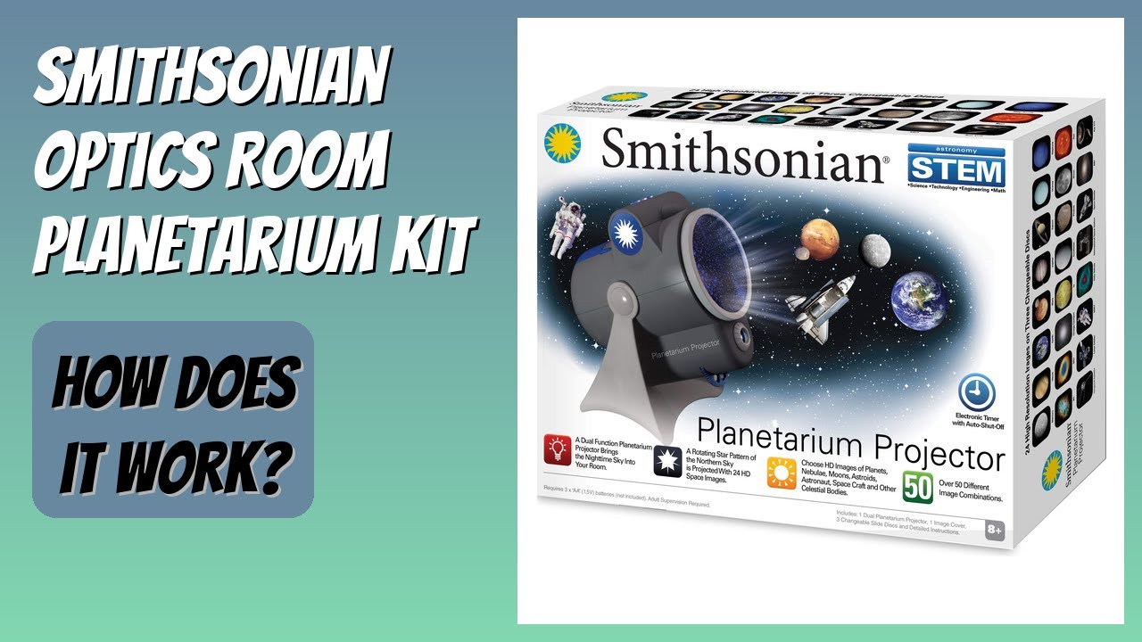 REVIEW (2026): Smithsonian Optics Room Planetarium Kit. Features
