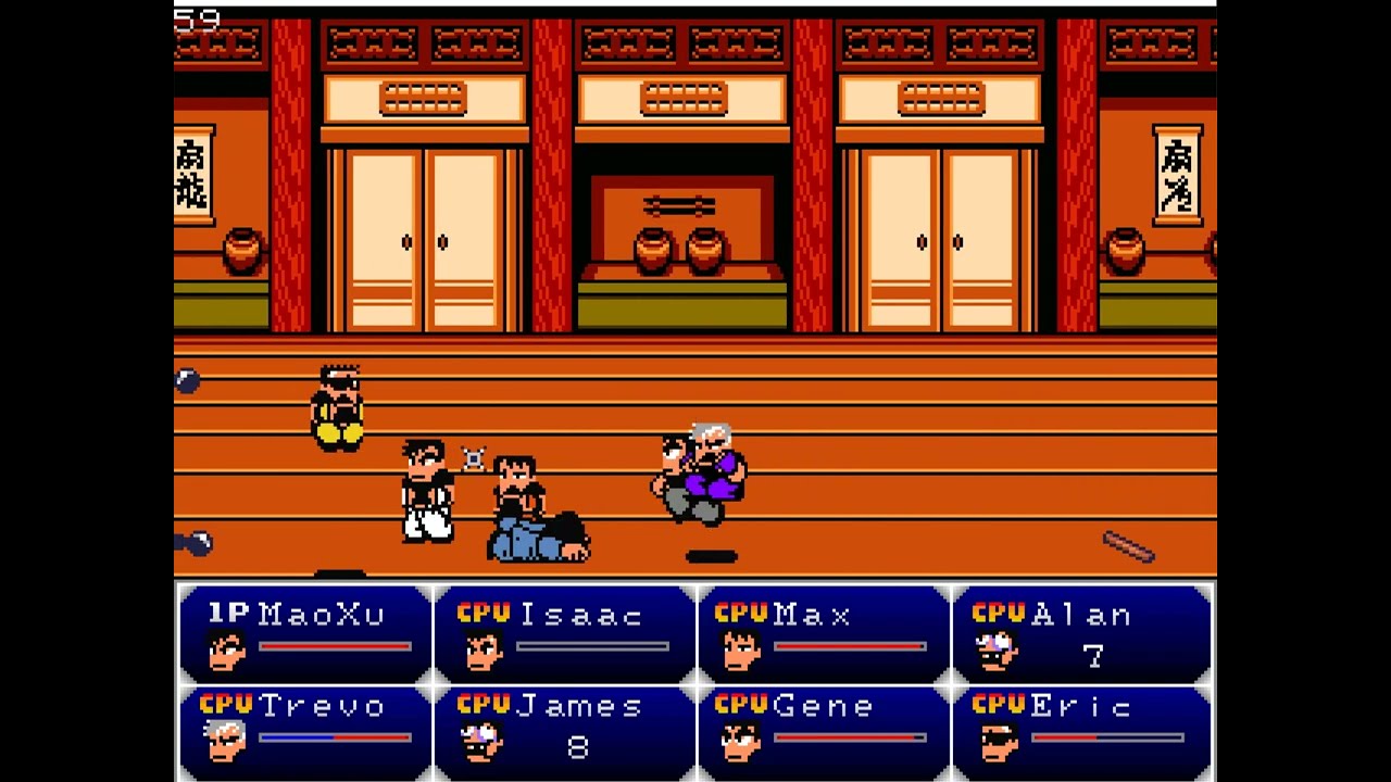 Hell Knight's　KD ヘルナイツ熱っ血格闘伝説 NEKKETSU　KAKUTOU　DENSETSU　KUNIO　CLONE　PATCHED　熱血格闘伝説