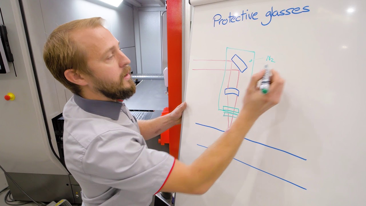 Bystronic Laser Cutting System features: Protective Glass (English)